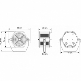 	Projecteurs Blinder - BriteQ - BT-RETRO