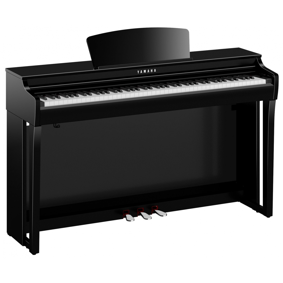 Pianos numériques meubles - Yamaha - CLP-725 (NOIR LAQUÉ)