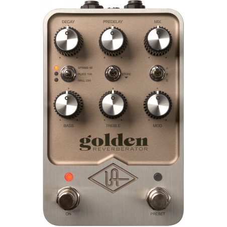 Pédales d'effets - Universal Audio - GOLDEN REVERBERATOR