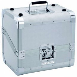Sacs et flight cases pour disques vinyles - Reloop - 80 CASE 50/50 SLANTED SILVER