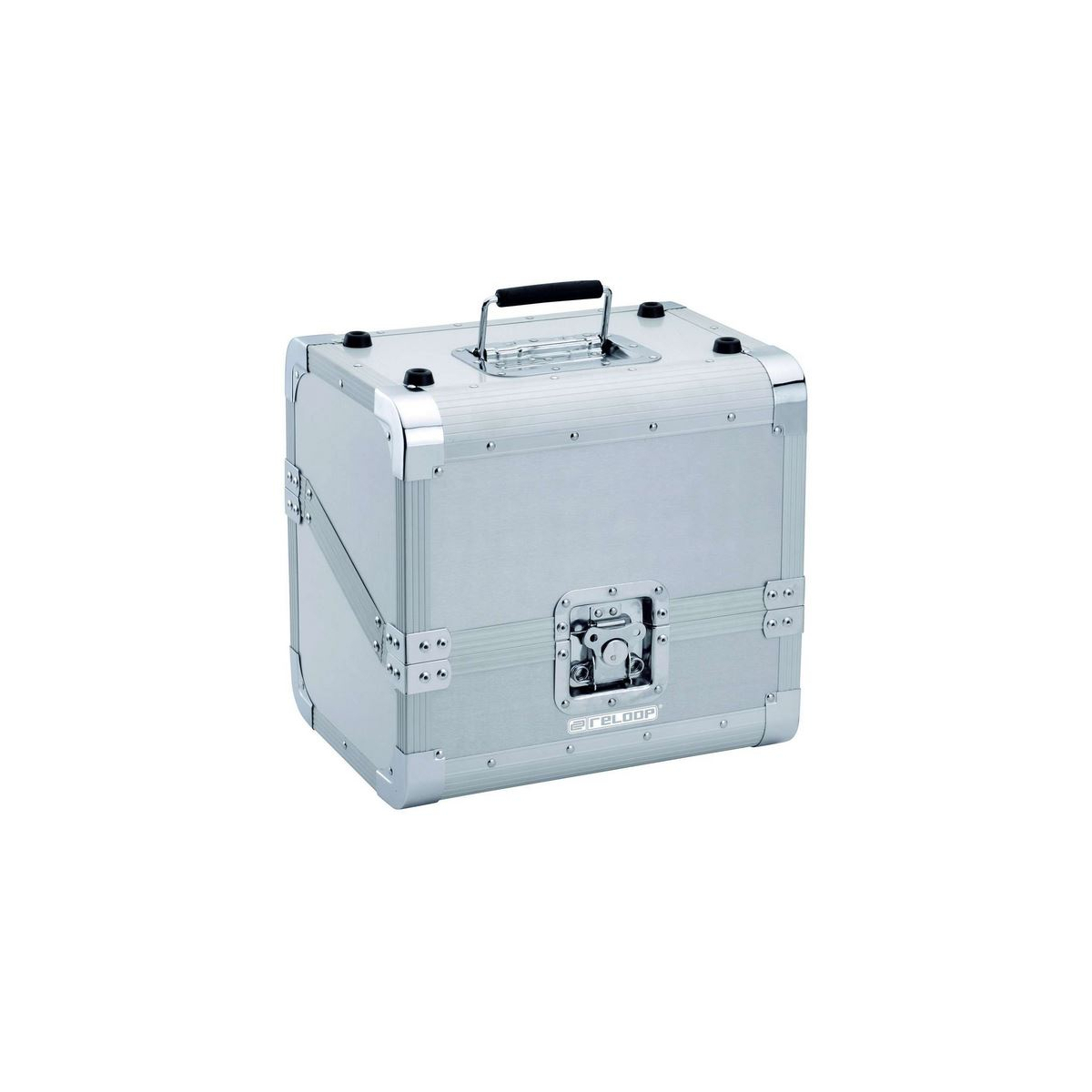 Sacs et flight cases pour disques vinyles - Reloop - 80 CASE 50/50 SLANTED SILVER
