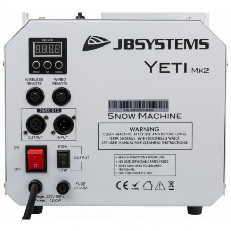 Machines à neige - JB Systems - YETI MK2