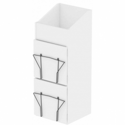 	Meubles disques et Vinyles DJ - Glorious DJ - RECORD BOX DISPLAY DOOR WHITE