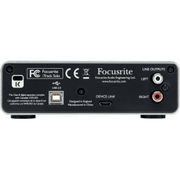 	Cartes son - Focusrite - ITRACK SOLO LIGHTNING