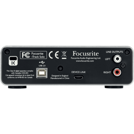 Cartes son - Focusrite - ITRACK SOLO LIGHTNING