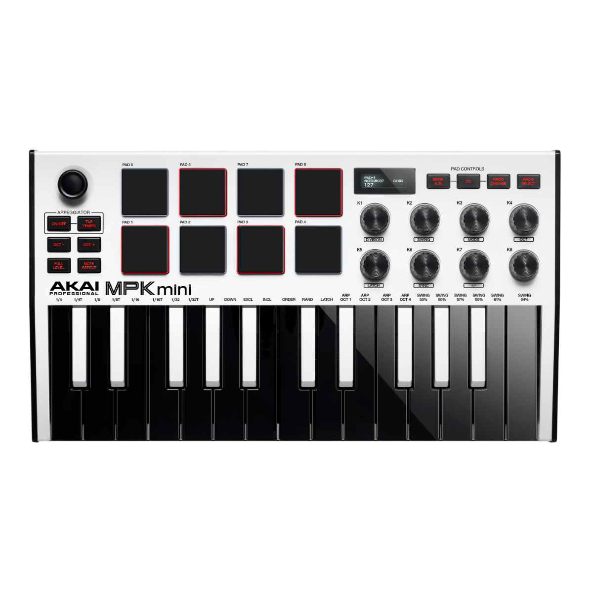 Claviers maitres compacts - Akai Professional - MPK MINI MK3 WH