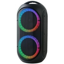 Enceintes Bluetooth Portables - Power Acoustics - Sonorisation - GOZIK LED BLACK