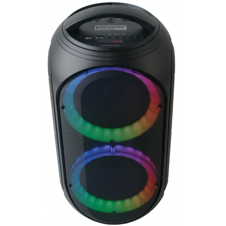 Enceintes Bluetooth Portables - Power Acoustics - Sonorisation - GOZIK LED BLACK