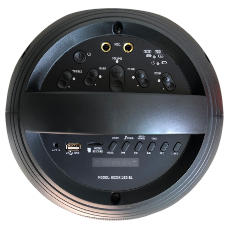 Enceintes portables - Power Acoustics - Sonorisation - GOZIK LED BLACK