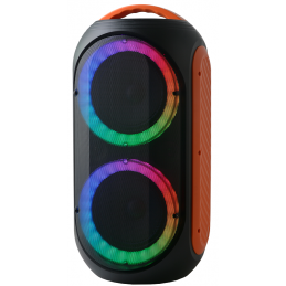 Enceintes Bluetooth Portables - Power Acoustics - Sonorisation - GOZIK LED ORANGE