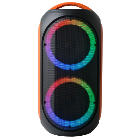 Enceintes Bluetooth Portables - Power Acoustics - Sonorisation - GOZIK LED ORANGE