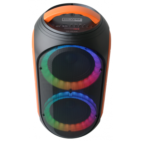 Enceintes Bluetooth Portables - Power Acoustics - Sonorisation - GOZIK LED ORANGE