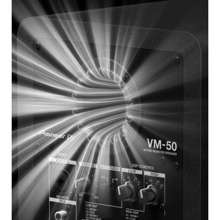 Enceintes monitoring de studio - Pioneer DJ AlphaTheta - VM-50 (Noire)