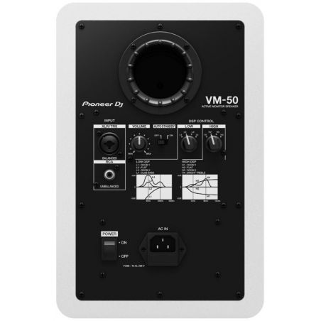 Enceintes monitoring de studio - Pioneer DJ - VM-50-W (Blanche)