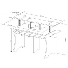 	Mobilier home studio - Glorious DJ - WORKBENCH DRIFTWOOD