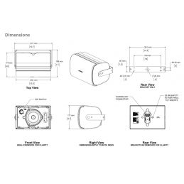 	Enceintes murales extérieur - Bose Professional - FreeSpace FS4SE blanches...