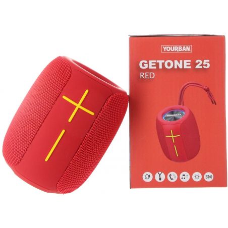 Enceintes Bluetooth Portables - Yourban - GETONE 25 RED