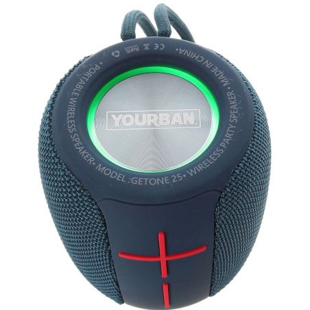 Enceintes Bluetooth Portables - Yourban - GETONE 25 BLUE