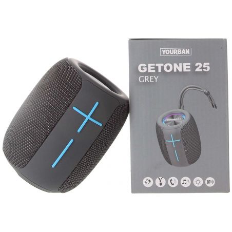 Enceintes Bluetooth Portables - Yourban - GETONE 25 GREY