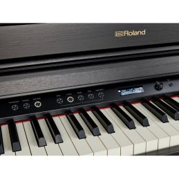 	Pianos numériques meubles - Roland - HP704 (Noir Charcoal)