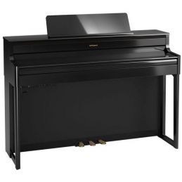 	Pianos numériques meubles - Roland - HP704 (Noir laqué)