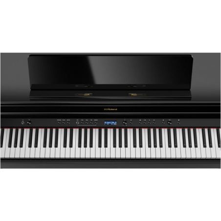 Pianos numériques meubles - Roland - HP704 (Noir laqué)