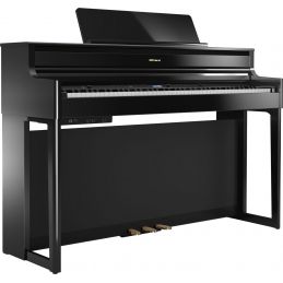 Pianos numériques meubles - Roland - HP704 (Noir laqué)