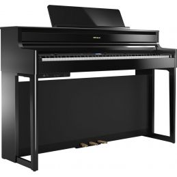 	Pianos numériques meubles - Roland - HP704 (Noir laqué)