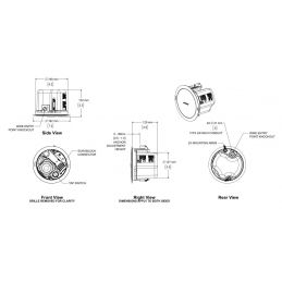 	Enceintes plafonniers - Bose Professional - FreeSpace FS2C Blanche - La...