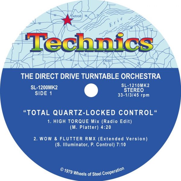 LP-Slipmat Technics Motown (La paire)