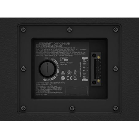 Enceintes murales - Bose Professional - DesignMax DM10S (Noir)