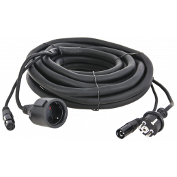 Câbles hybrides alimentation et audio - AFX Light - COMBO-XLR-SCHUKO-10M
