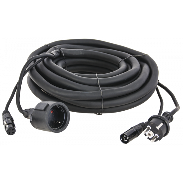 Câbles hybrides alimentation et audio - BST - COMBO-XLR-IEC-10M