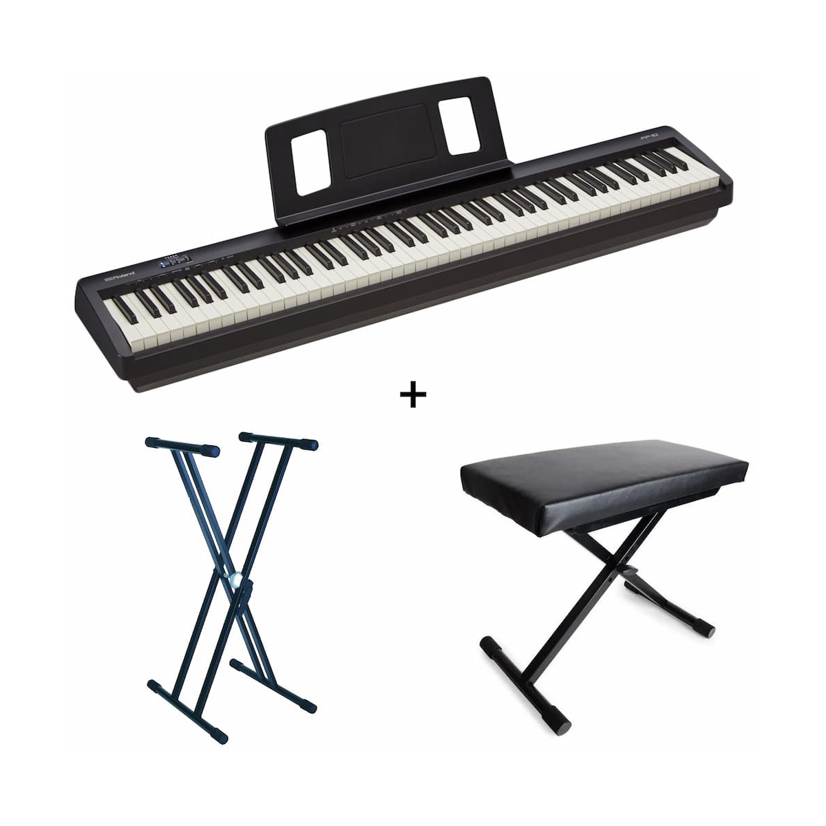 Packs Claviers et Synthé - Roland - Pack FP-10 + Stand + Banquette