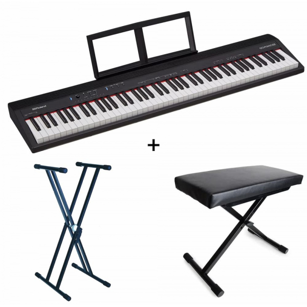 Roland Pack GO:PIANO 88 + Stand + Banquette - Packs Claviers et Synthé -  Energyson