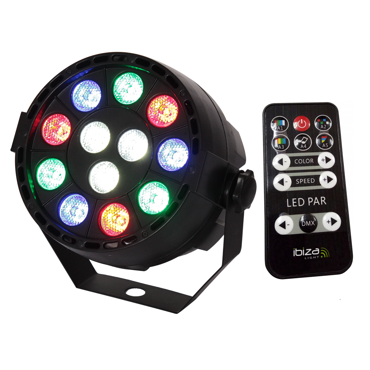 Projecteurs PAR LED - Ibiza Light - PAR-MINI-RGBW