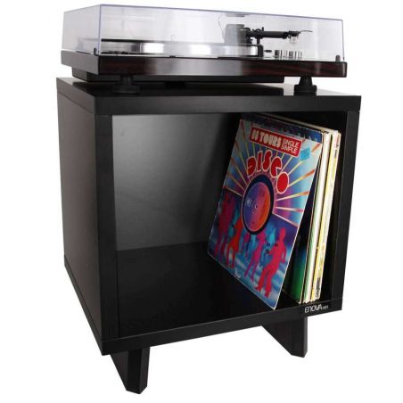 Meubles Disques et Platines Vinyles - Enova Hifi - Vinyle Lover Cube BL