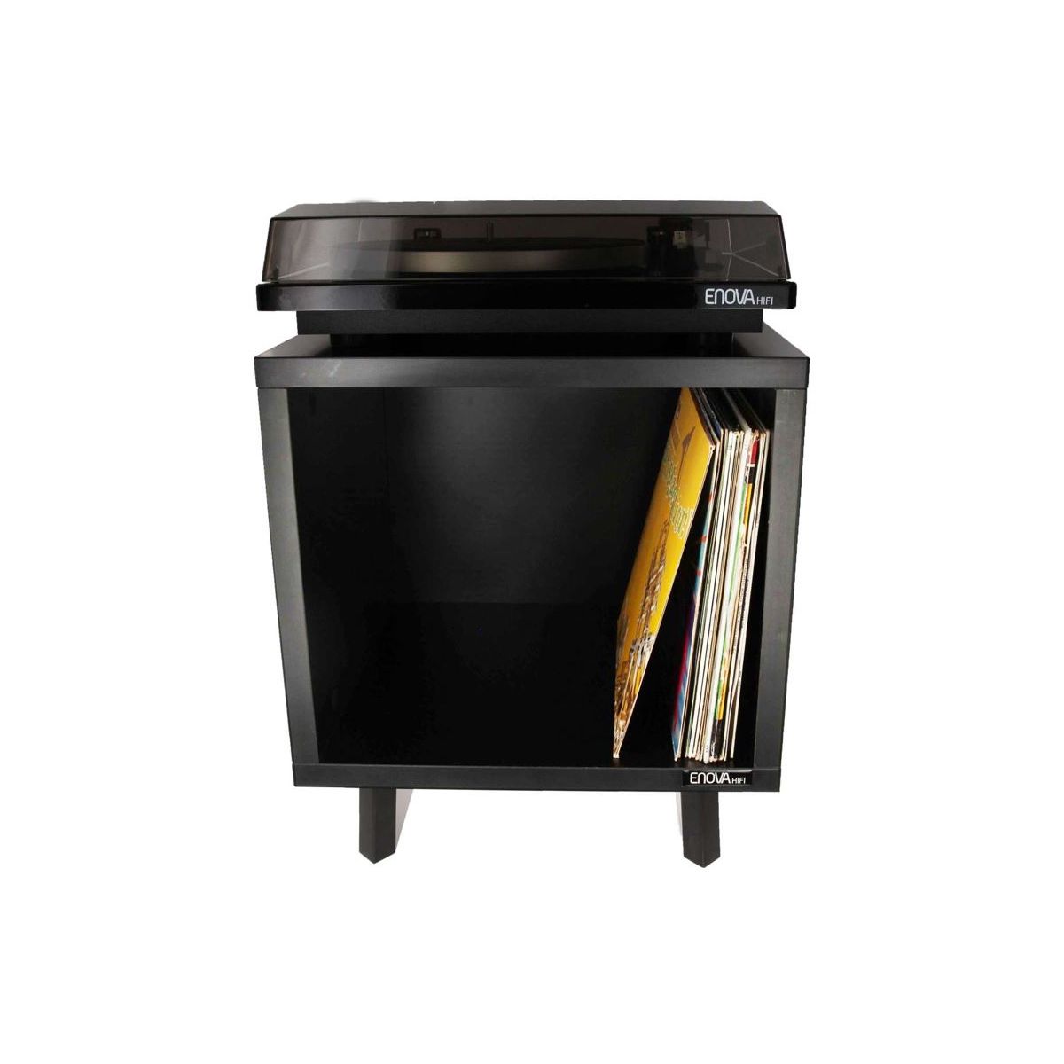 Meubles Disques et Platines Vinyles - Enova Hifi - Vinyle Lover Cube BL