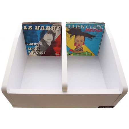 Meubles Disques et Platines Vinyles - Enova Hifi - Vinyle Bac 45T WH