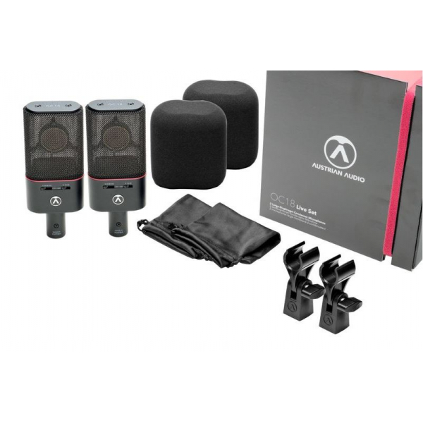 Micros studio - Austrian Audio - OC18 Live Set Micros studio - Austrian Audio - OC18 Live Set