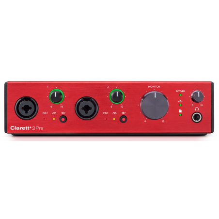 Cartes son - Focusrite - Clarett+ 2Pre