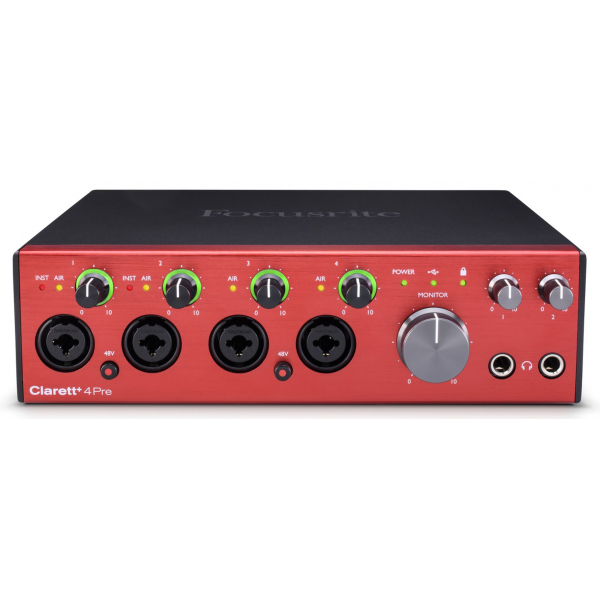 Cartes son - Focusrite - Clarett+ 4Pre