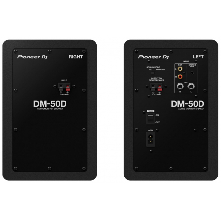 Enceintes monitoring de studio - Pioneer DJ AlphaTheta - DM-50D (La Paire)