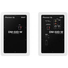 	Enceintes monitoring de studio - Pioneer DJ AlphaTheta - DM-50D-W (La Paire)