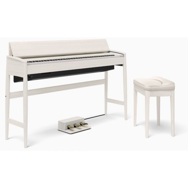Pianos numériques meubles - Roland - Kiyola KF-10 (Blanc) Pianos numériques meubles - Roland - Kiyola KF-10 (Blanc)