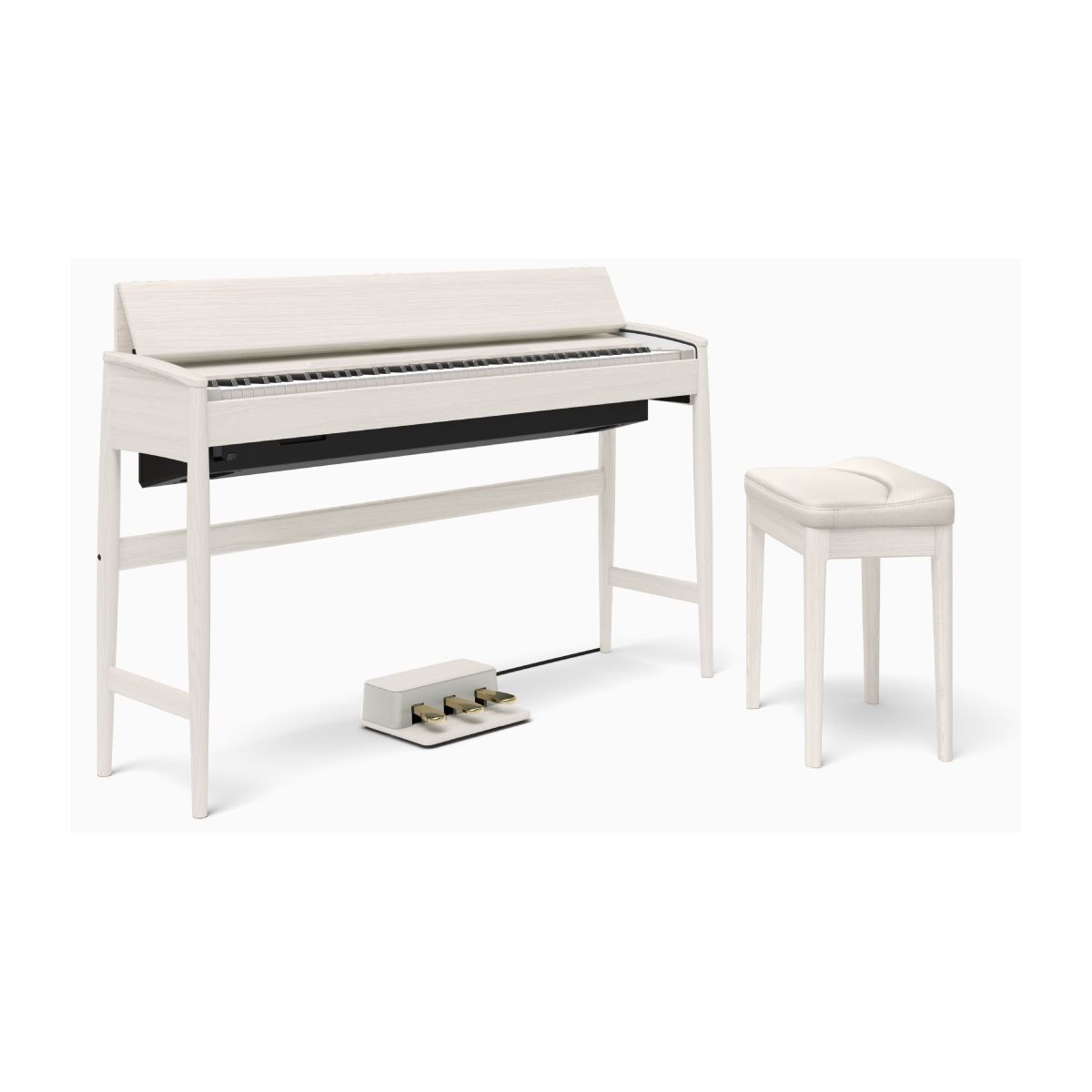 Pianos numériques meubles - Roland - Kiyola KF-10 (Blanc)