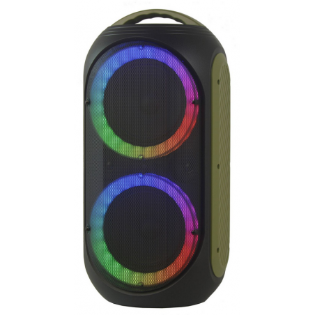 Enceintes Bluetooth Portables - Power Acoustics - Sonorisation - GOZIK LED GREEN