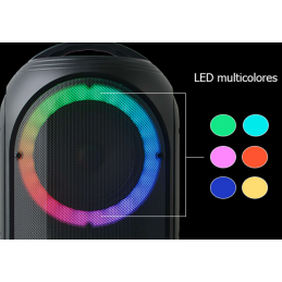 	Enceintes Bluetooth Portables - Power Acoustics - Sonorisation - GOZIK LED GREEN