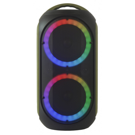 Enceintes Bluetooth Portables - Power Acoustics - Sonorisation - GOZIK LED GREEN