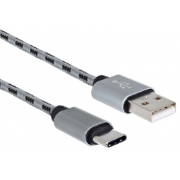 	Câbles USB A vers C - Yourban - PACK 3 USB A-USB C BL